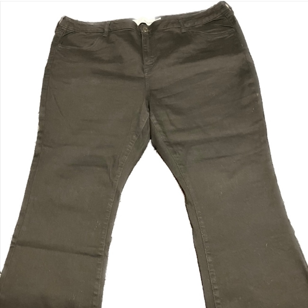 18W Short Sonoma Bootcut Black Jeans